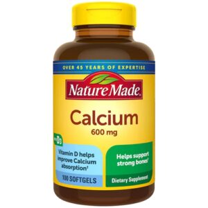 Comprar nature made calcium -- 600 mg - 100 softgels preço no brasil calcium calcium & vitamin d minerals suplementos em oferta vitamins & supplements suplemento importado loja 13 online promoção -
