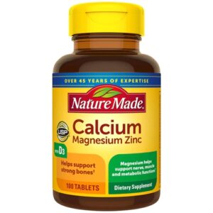 Comprar nature made calcium magnesium zinc -- 100 tablets preço no brasil calcium calcium & magnesium complex minerals plus zinc suplementos em oferta vitamins & supplements suplemento importado loja 21 online promoção -