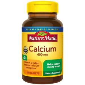 Comprar nature made calcium with vitamin d3 -- 600 mg - 120 tablets preço no brasil calcium calcium & vitamin d minerals suplementos em oferta vitamins & supplements suplemento importado loja 31 online promoção -