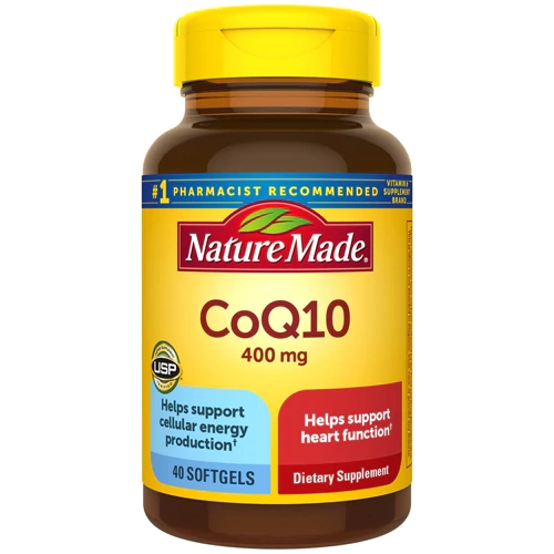 Nature Made CoQ10 400 mg - 40 Cápsulas Softgel para Saúde Cardíaca e Energia