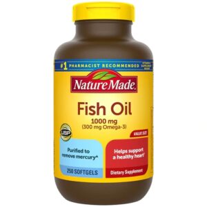 Nature Made Fish Oil -- 1000 mg - 250 Softgels