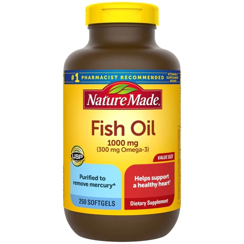 Nature Made Fish Oil -- 1000 mg - 250 Softgels