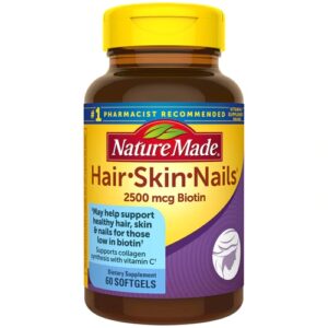 Comprar nature made hair skin and nails -- 2500 mcg - 60 softgels preço no brasil nail, skin & hair nail, skin & hair vitamins suplementos em oferta vitamins & supplements suplemento importado loja 73 online promoção -