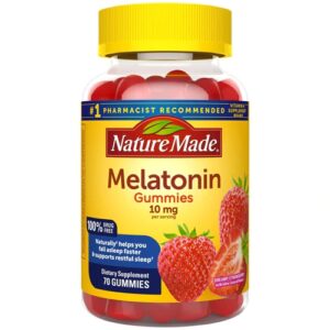 Nature Made Melatonina Gomas Sonho Morango 10mg - 70 Gomas