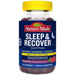 Comprar nature made sleep & recover gummies dreamy berry -- 60 gummies preço no brasil melatonin sleep support suplementos em oferta vitamins & supplements suplemento importado loja 37 online promoção -