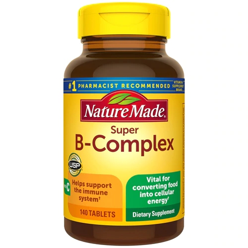 Nature Made Super B-Complex 140 Tabletes - Energia e Bem-Estar