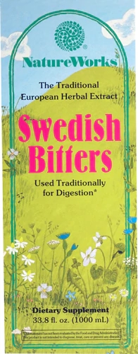 Nature Works Swedish Bitters 1000ml - Elixir Tradicional Sueco