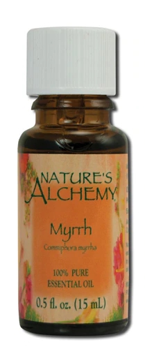 Óleo Essencial de Mirra 100% Puro Nature's Alchemy - 15ml (Conversão de 0.5 fl oz)