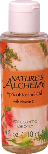 Óleo de Caroço de Damasco Nature's Alchemy com Vitamina E - 118ml: Nutrição Profunda para Pele e Bem-Estar