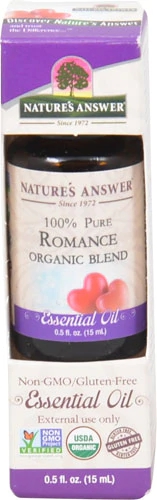 Óleo Essencial Puro Orgânico Nature's Answer Romance Blend - 15ml