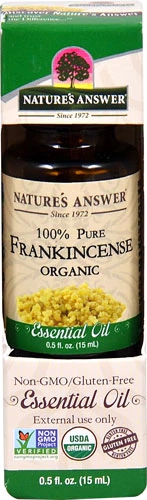 Óleo Essencial Orgânico de Incenso Nature's Answer 100% Puro - 15ml