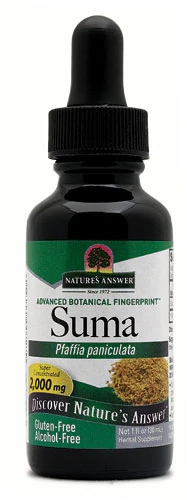 Extrato de Raiz de Suma Nature's Answer Sem Álcool - 30ml - Suplemento Natural