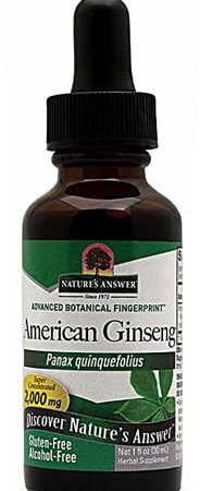 Comprar nature's answer american ginseng root alcohol free -- 1 fl oz preço no brasil energy ginseng ginseng, american herbs & botanicals suplementos em oferta suplemento importado loja 9 online promoção -