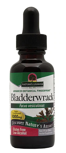 Nature's Answer Bladderwrack 30ml - Alga Marinha para Bem-Estar Geral