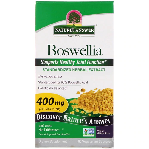 Nature's Answer Boswellia 400 mg - 90 Cápsulas Vegetarianas | Extrato Padronizado