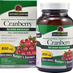 Comprar nature's answer cranberry -- 800 mg - 90 vegetarian capsules preço no brasil berries cranberry herbs & botanicals suplementos em oferta suplemento importado loja 79 online promoção -