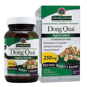 Nature's Answer Dong Quai Root Extract -- 60 Vegetarian Capsules