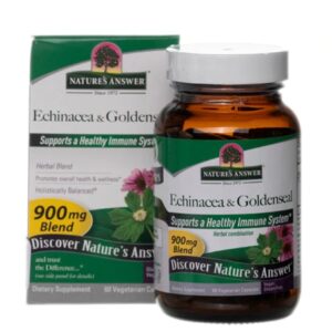 Comprar nature's answer echinacea and goldenseal -- 60 vegetarian capsules preço no brasil echinacea herbs & botanicals suplementos em oferta suplemento importado loja 5 online promoção -