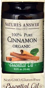 Óleo Essencial de Canela Orgânico 100% Puro Nature's Answer - 15ml