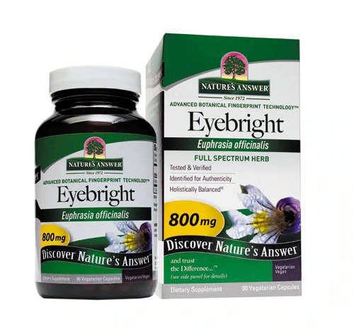 Nature's Answer Eyebright 90 Cápsulas Vegetarianas - Saúde Ocular Natural