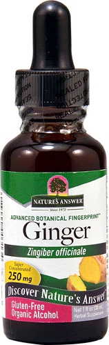 Nature's Answer Extrato de Gengibre Líquido 250mg - 30ml (1 fl oz)