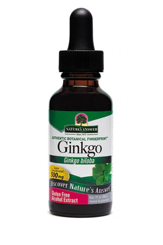 Extrato de Folha de Ginkgo Nature's Answer - 15ml (500mg)