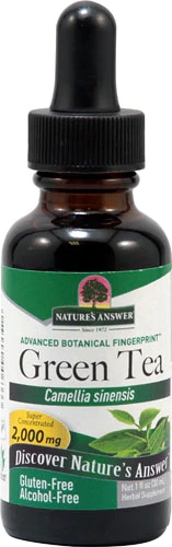 Extrato de Chá Verde Nature's Answer Sem Álcool e Sem Glúten - 30ml (1 fl oz)