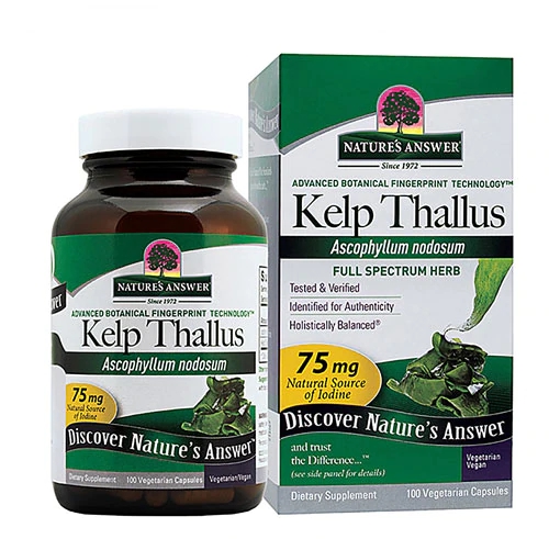 Nature's Answer Kelp Thallus -- 100 Capsules