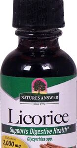 Nature's Answer Extrato de Raiz de Alcaçuz 29.5ml - Suporte Natural para Bem-Estar
