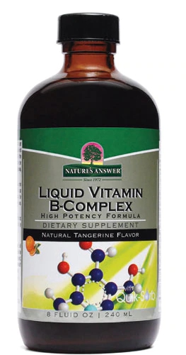 Nature's Answer Vitamina B Complex Líquido Sabor Laranja - 237ml