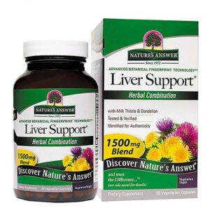 Nature's Answer Liver Support -- 90 Vegetarian Capsules