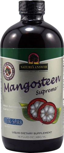 Nature's Answer Extrato de Mangostão Supreme 473ml - Potência e Bem-Estar Natural