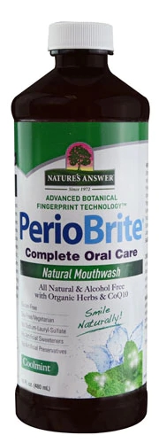 Nature's Answer PerioBrite® Enxaguante Bucal Natural Refrescante - Menta 473ml