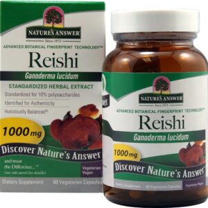Comprar nature's answer reishi herbal extract -- 1000 mg - 60 vegetarian capsules preço no brasil herbs & botanicals mushrooms suplementos em oferta suplemento importado loja 45 online promoção -