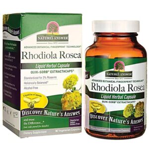 Comprar nature's answer rhodiola rosea -- 90 vegetarian capsules preço no brasil eleuthero energy herbs & botanicals suplementos em oferta suplemento importado loja 37 online promoção -
