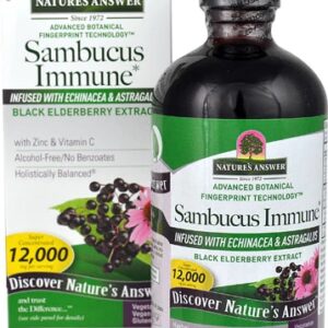 Nature's Answer Sambucus Immune Xarope - 237ml para Imunidade