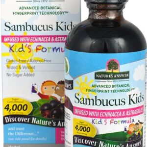 Nature's Answer Sambucus Kids Fórmula de Sabugueiro 4000mg - 118ml