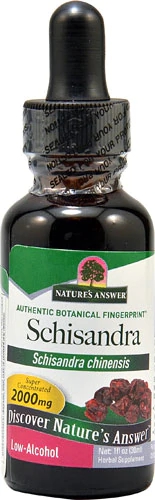 Nature's Answer Schisandra Extrato Líquido 30ml - Energia e Bem-Estar