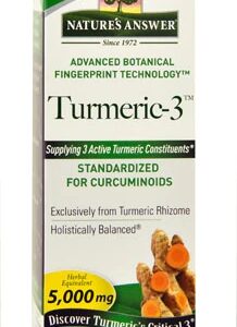 Comprar nature's answer turmeric-3™ -- 5000 mg - 1 fl oz preço no brasil herbs & botanicals joint health suplementos em oferta turmeric suplemento importado loja 43 online promoção -