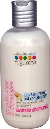 Condicionador e Desembaraçante Orgânico Nature's Baby Organics Lavanda e Camomila 237ml