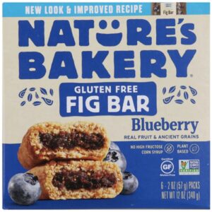 Comprar nature's bakery gluten free fig bar blueberry -- 6 packs preço no brasil bars food & beverages fruit bars suplementos em oferta suplemento importado loja 47 online promoção -