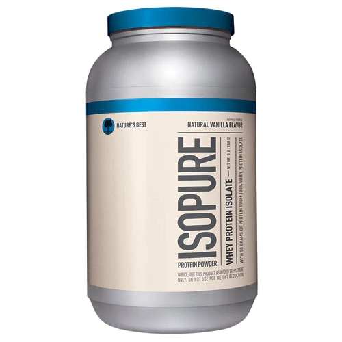 Nature's Best Isopure Whey Protein Isolado Natural Baunilha - 1.36kg | Máxima Pureza e Recuperação Muscular