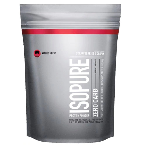 Isopure Zero Carb Proteína Sabor Morango com Creme - 454g