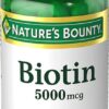 Comprar nature's bounty biotin -- 5000 mcg - 72 softgels preço no brasil letter vitamins suplementos em oferta vitamin b vitamin b7 - biotin vitamins & supplements suplemento importado loja 1 online promoção -