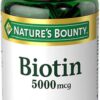 Comprar nature's bounty biotin -- 5000 mcg - 150 softgels preço no brasil beverages food & beverages herbal tea suplementos em oferta tea suplemento importado loja 5 online promoção -