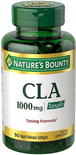 Nature's Bounty CLA Ácido Linoleico Conjugado 1000mg - 50 Cápsulas Gelatinosas