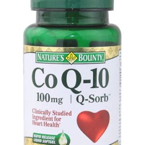 Comprar nature's bounty co-q10 q-sorb™ -- 100 ml - 30 softgels preço no brasil coq10 suporte ao coração tópicos de saúde suplemento importado loja 135 online promoção -