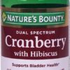 Comprar nature's bounty dual spectrum cranberry with hibiscus -- 60 softgels preço no brasil berries cranberry herbs & botanicals suplementos em oferta suplemento importado loja 1 online promoção -