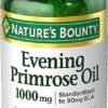 Comprar nature's bounty evening primrose oil -- 1000 mg - 60 softgels preço no brasil evening primrose herbs & botanicals suplementos em oferta women's health suplemento importado loja 1 online promoção -