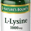 Comprar nature's bounty l-lysine -- 1000 mg - 60 tablets preço no brasil amino acids l-lysine suplementos em oferta vitamins & supplements suplemento importado loja 1 online promoção -